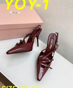 Alternative view of נעלי עקב MIU MIU